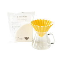 Upload image to gallery, coffee kit with origami jug and filter
