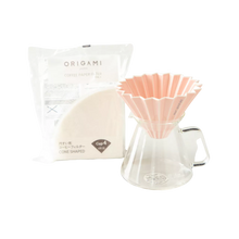 Upload image to gallery, coffee kit with origami jug and filter
