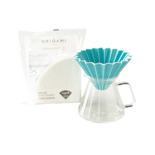 Upload image to gallery, coffee kit with origami jug and filter
